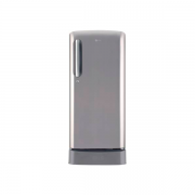LG 190 L Direct Cool Single Door 5 Star 2019 BEE Rating Refrigerator with Base Drawer  (Shiny Steel, GL-D201APZY)